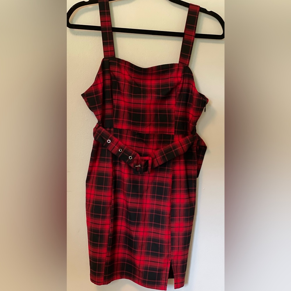 Plaid Mini Dress